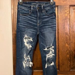 American Eagle High Rise Next Level Stretch Skinny Jeans